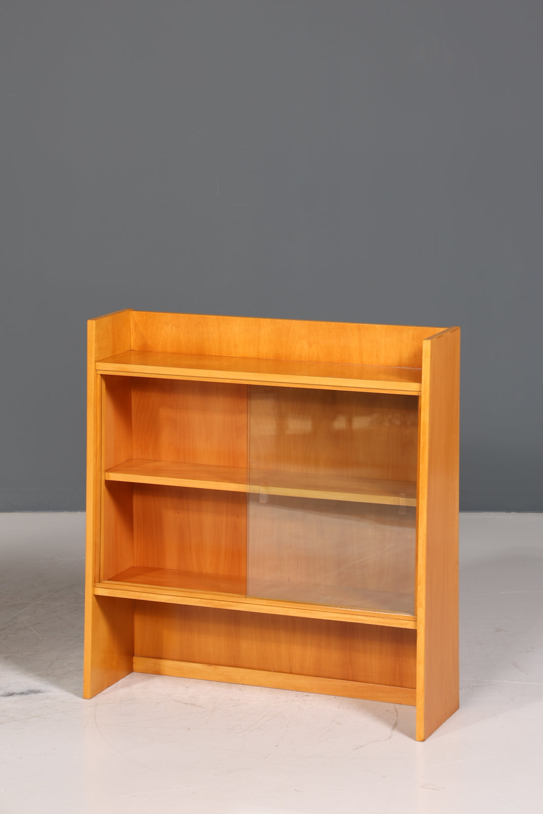 Wunderschöne Mid Century Vitrine Vintage Regal Bücherregal Retro Standregal 60s Buchablage 1 von 2