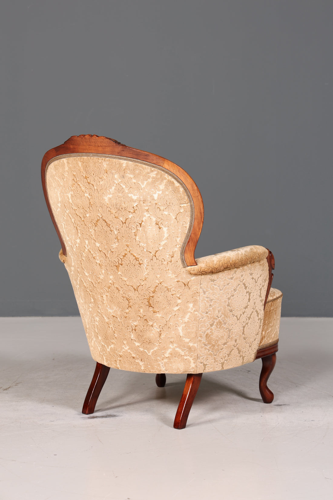 Edler Sessel im Louis Philippe Stil 60s &quot;Bergère&quot; Barock Stil Sessel Lounge Sessel 1 von 2