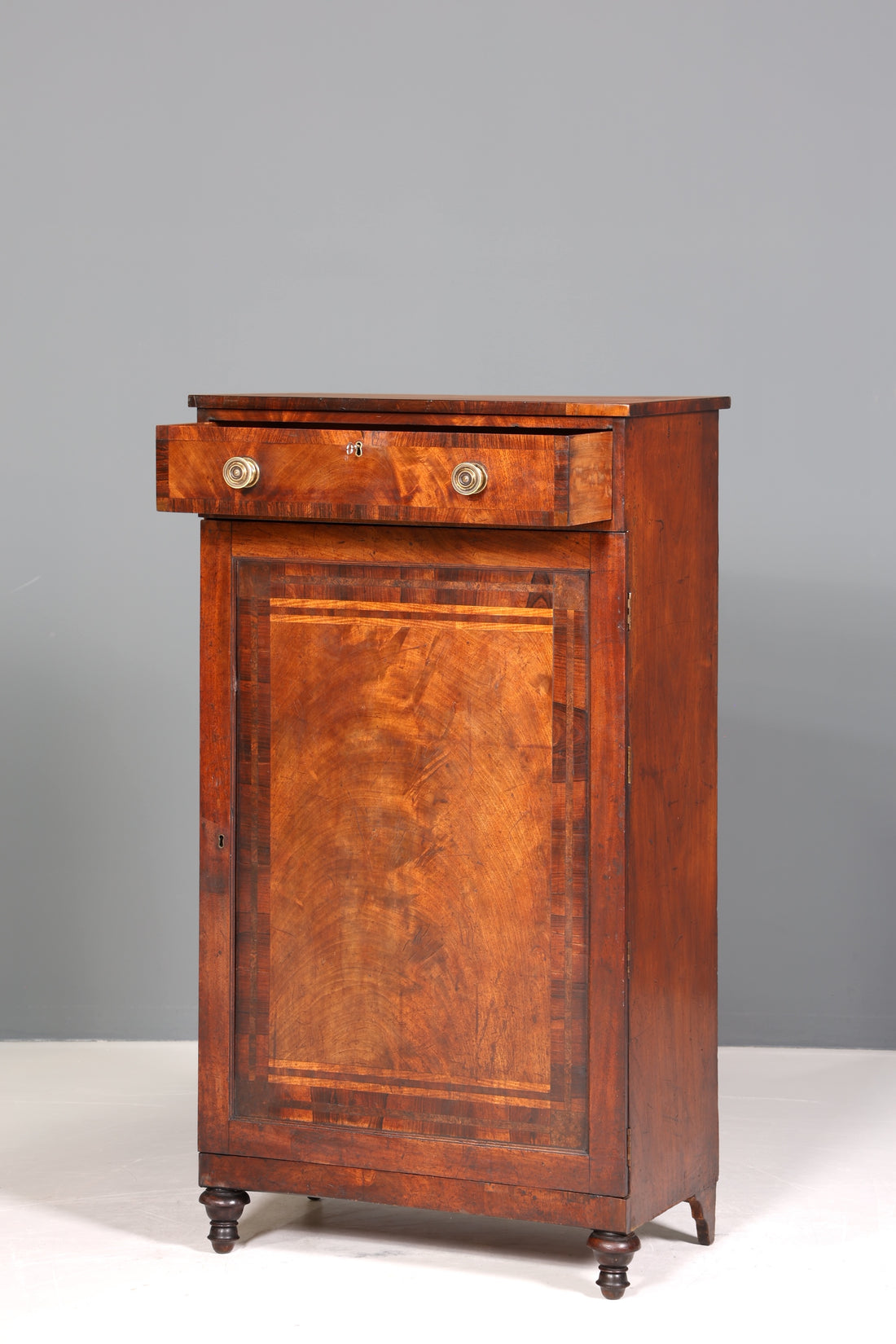 Traumhafter Gründerzeit Schrank Empire Vertiko Spätbiedermeier Halbschrank