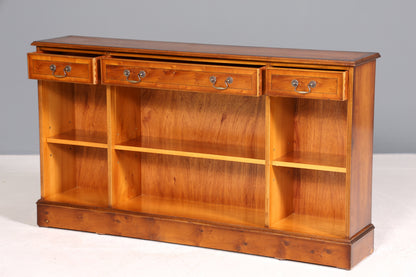 Wunderschönes Englisches Sideboard Schrank Antik Stil Eibe Bücherregal Kommode Regal
