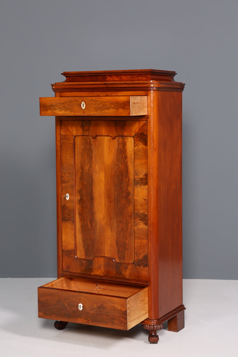 Traumhaftes Louis Philippe Vertiko Gründerzeit Schrank um 1880