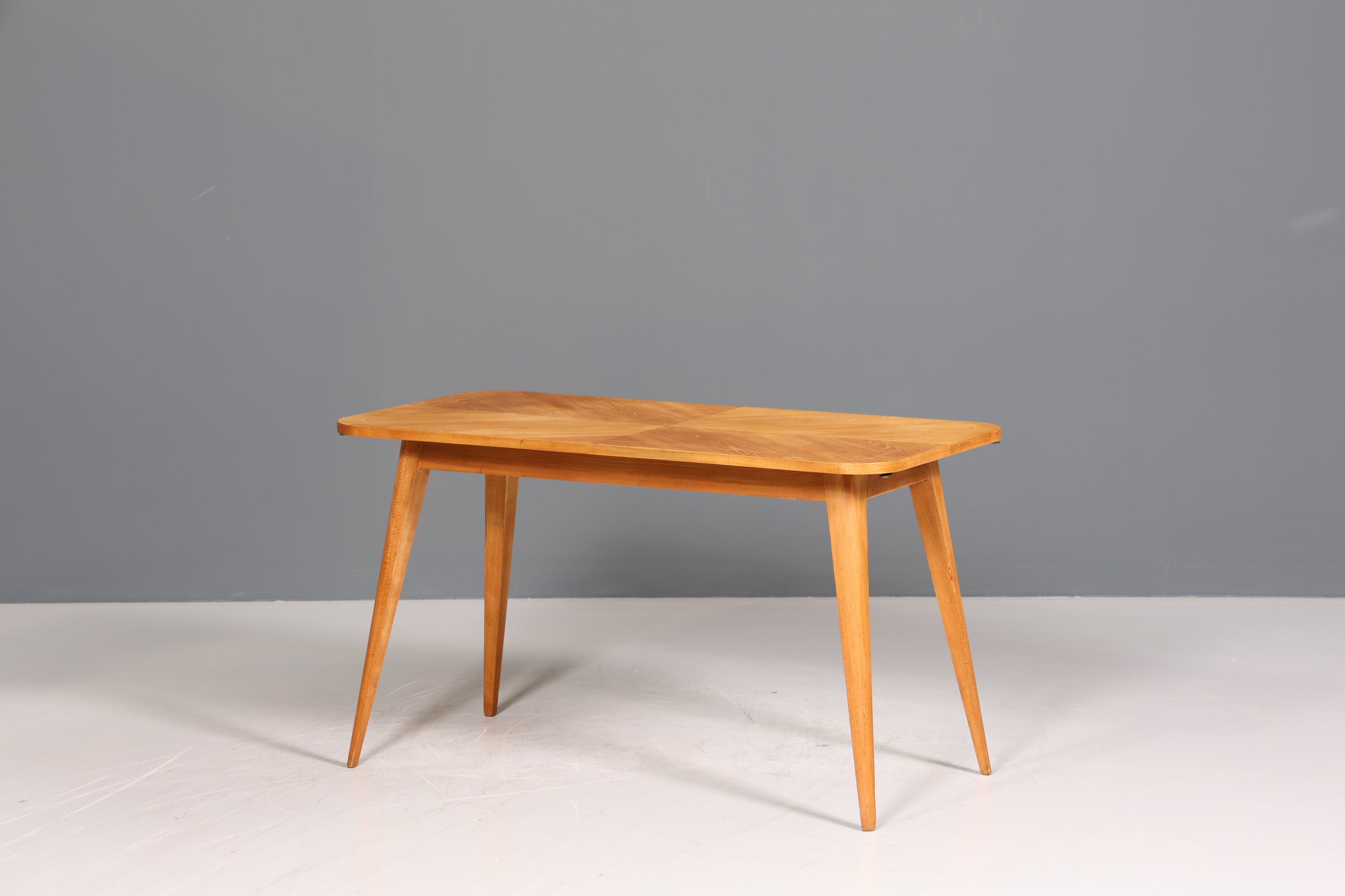 Wunderschöner Mid Century Tisch ausziehbar Retro Esstisch Vintage Küchentisch Stecksystem Dining Table