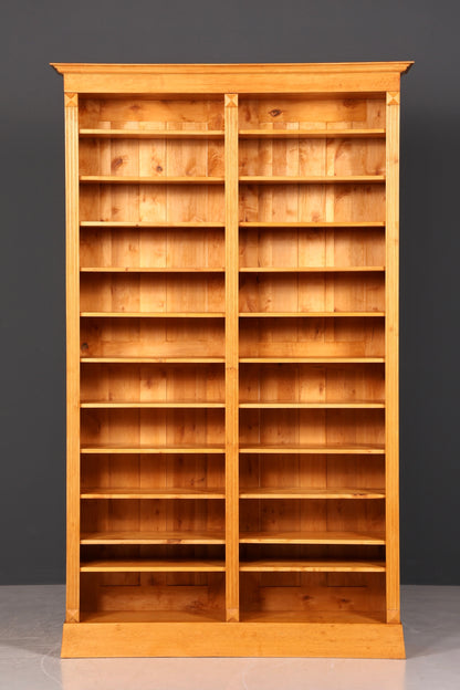 Wunderschönes XXL Bücherregal im Gründerzeit Stil Regal Massiv Holz Buchablage Landhausstil Bookshelf