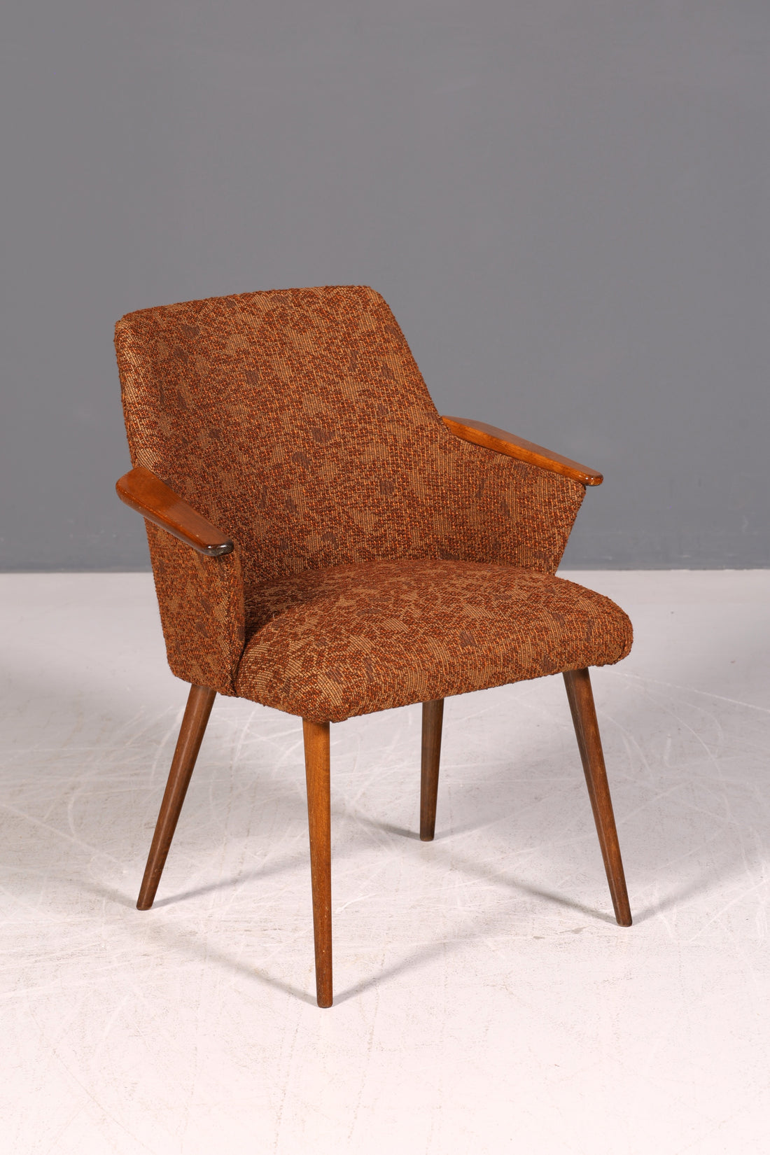 Wunderschöner Mid Century Stuhl Retro Armlehnstuhl Cocktailstuhl Küchenstuhl Sekretär Stuhl 4 von 4