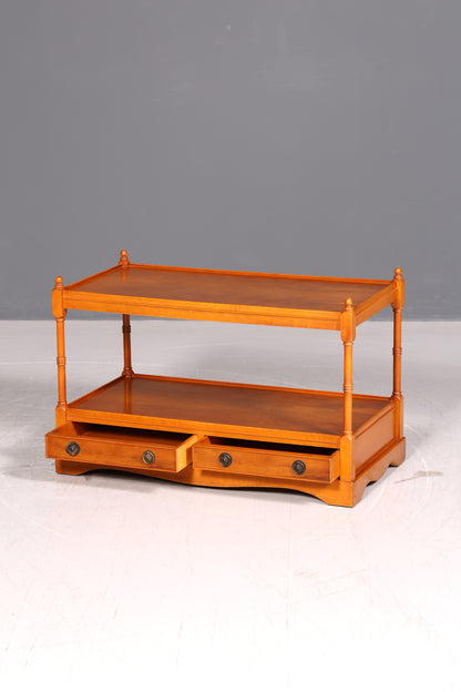 Traumhafter Englischer Couchtisch Eibe Regency Stil Beistelltisch Ablagetisch Antik Tisch Vintage