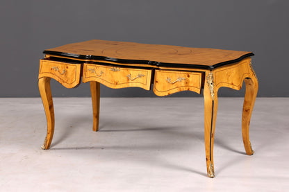 Beautiful Louis XV-style desk French office desk antique-style office table solid wood