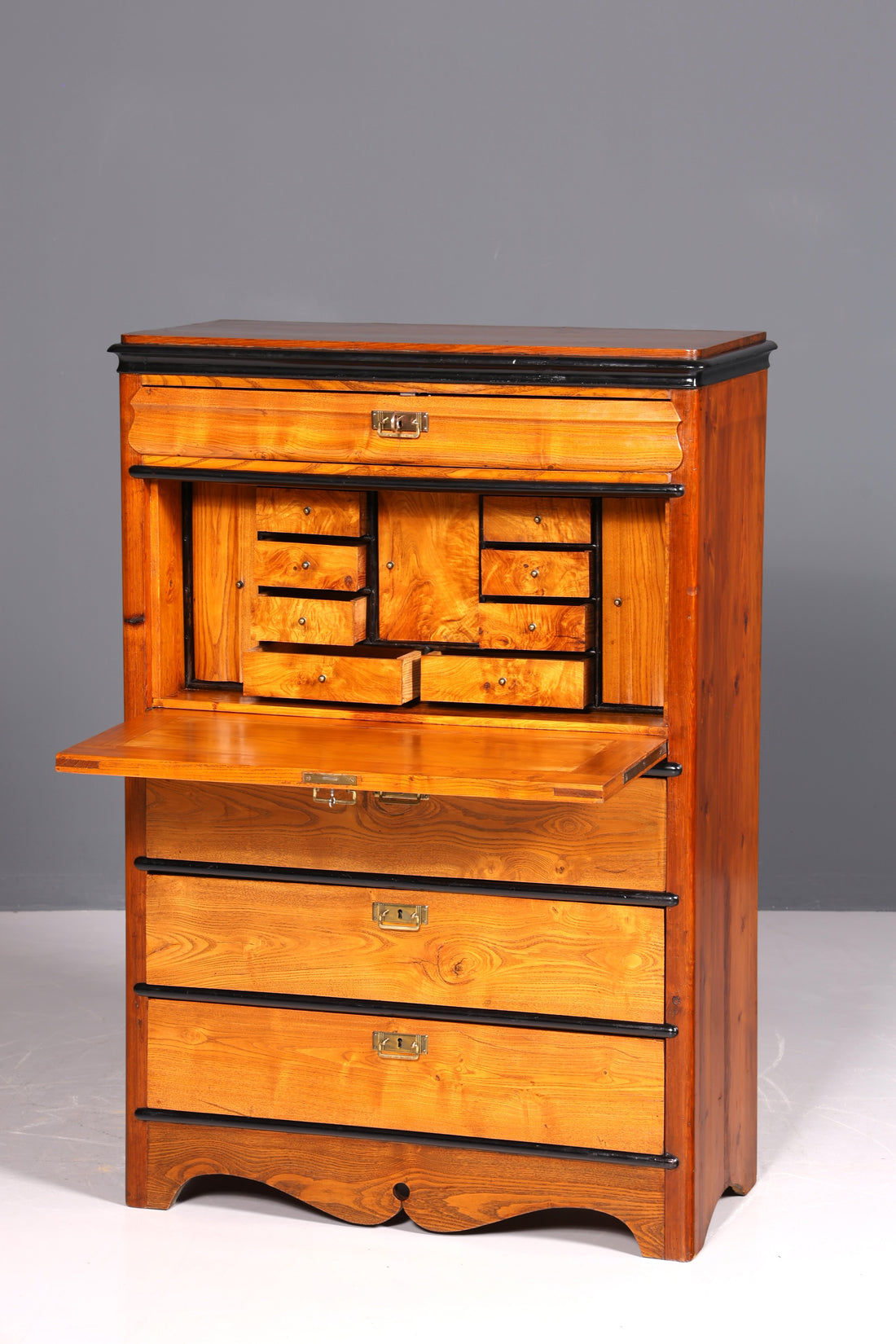 Traumhafter Louis Philippe Sekretär um 1880 Gründerzeit Antik Schrank Chiffoniere