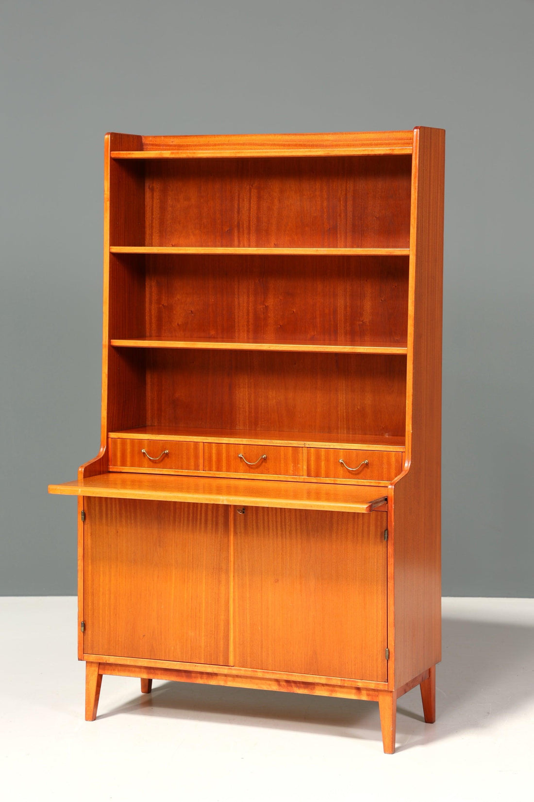 Stilvoller Mid Century Schrank &quot;Made in Denmark&quot; Highboard Sekretär Holz Regal Skandinvisches Design