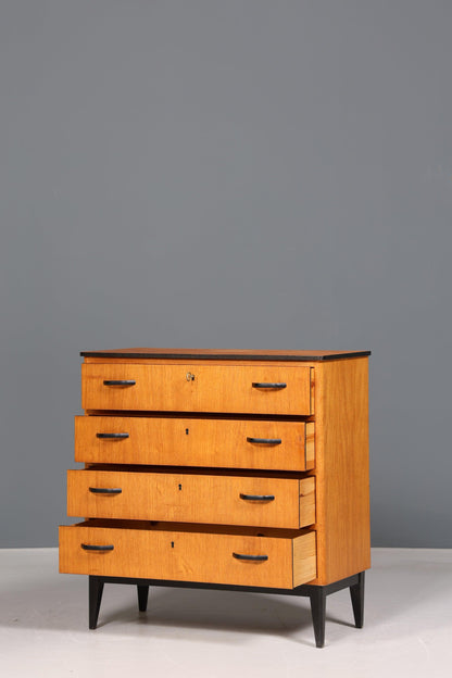 Wunderschöne Mid Century Kommode Teak Holz Sideboard Vintage Schubladen Kommode