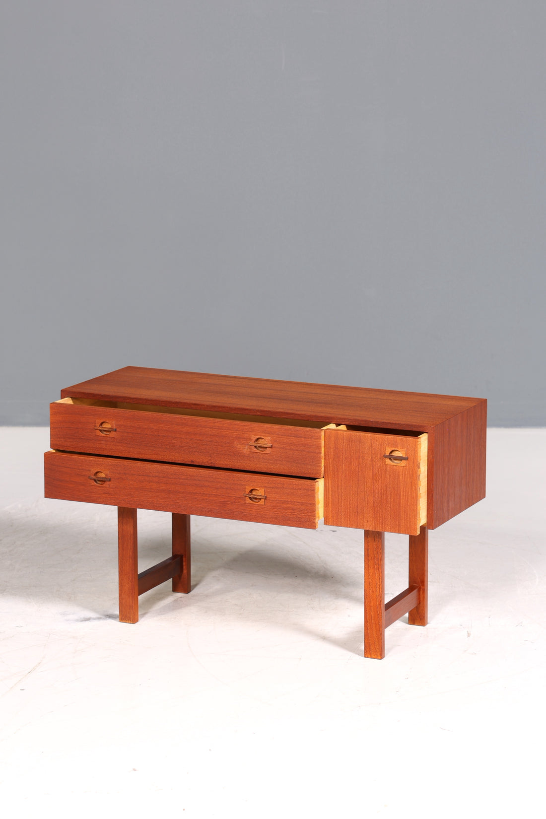 Wunderschöne Mid Century Kommode Teak Holz Sideboard Vintage Schubladen Kommode