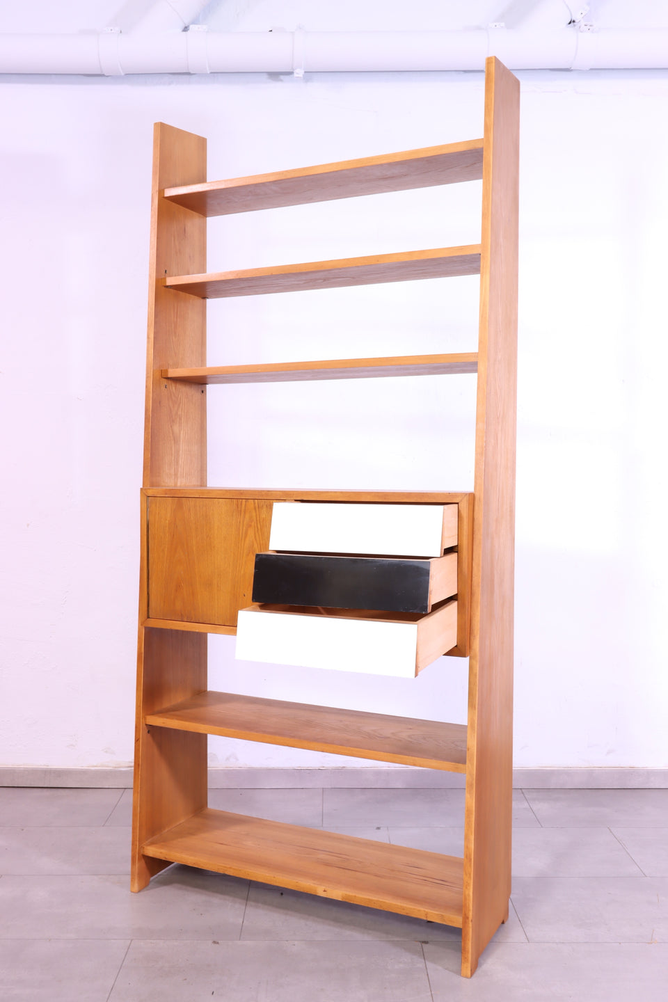 Mid Century Regal Danish Design Bücherregal Schrank 1/2