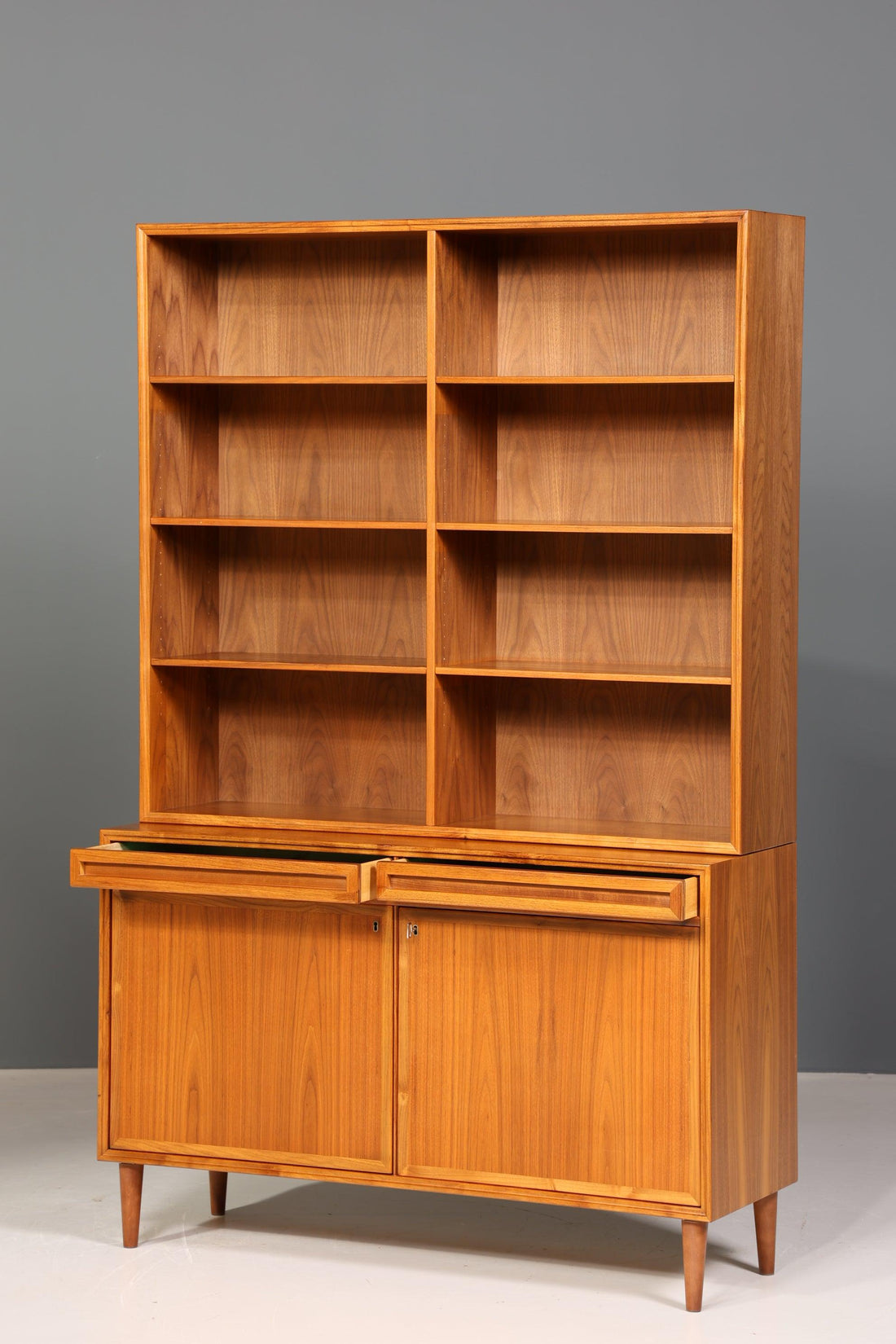 Schlichtes Mid Century Bücherregal Danish Design Schrank Retro Kommode &quot;Made in Denmark&quot; Regal 60er Jahre