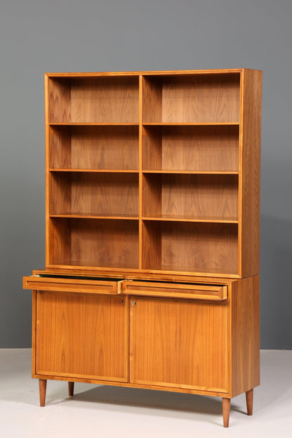 Schlichtes Mid Century Bücherregal Danish Design Schrank Retro Kommode &quot;Made in Denmark&quot; Regal 60er Jahre