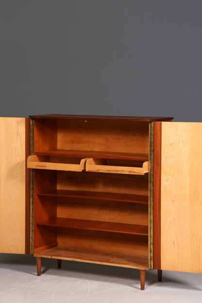 Beautiful Mid Century Cabinet Vintage Highboard Retro Laundry Cabinet Vertiko 60s Filing Cabinet