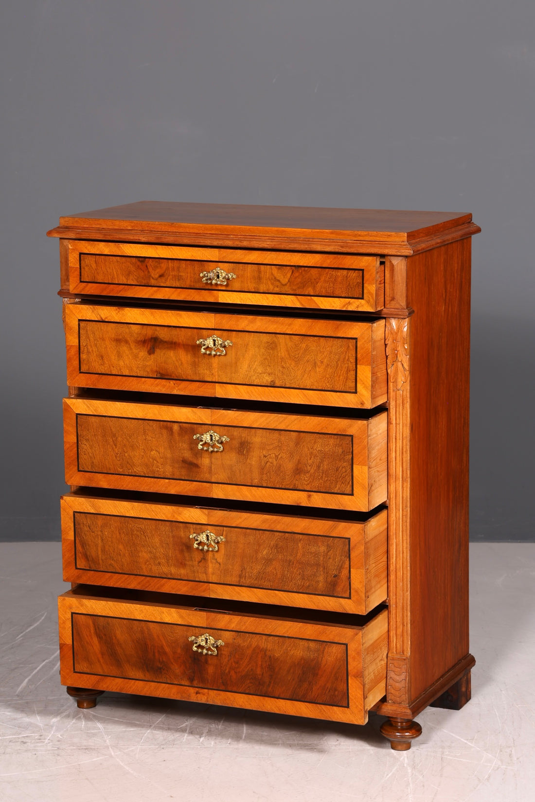 G468 Finish cm Wunderschöne Gründerzeit Kommode Jugendstil Vertiko Schubladenkommode Antik Wäschekommode (Kopie) (Kopie) (Kopie)