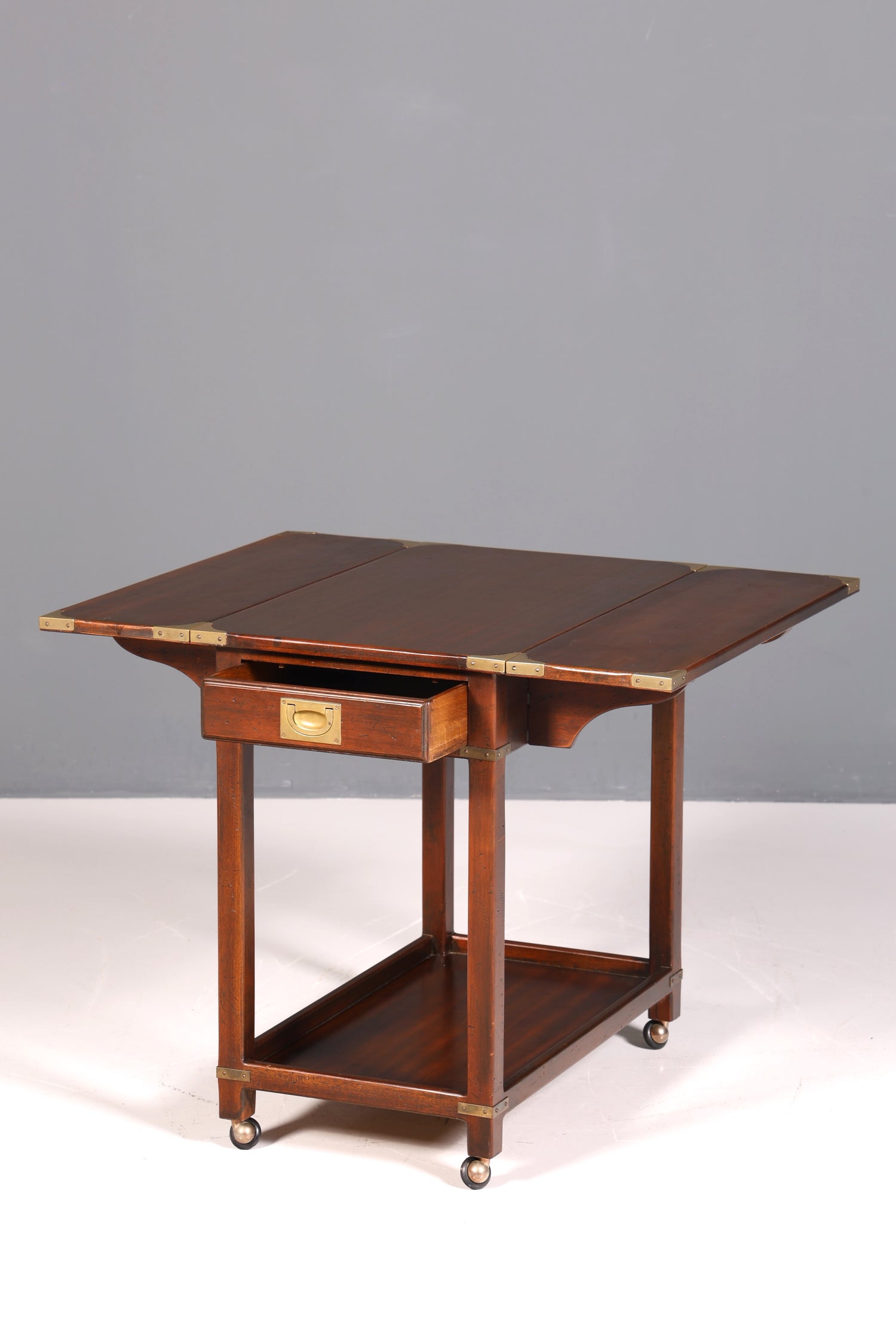 Wunderschöner Maritimer Tisch Beistelltisch Englischer Klapptisch Ablagetisch Serviertisch Bar Wagen