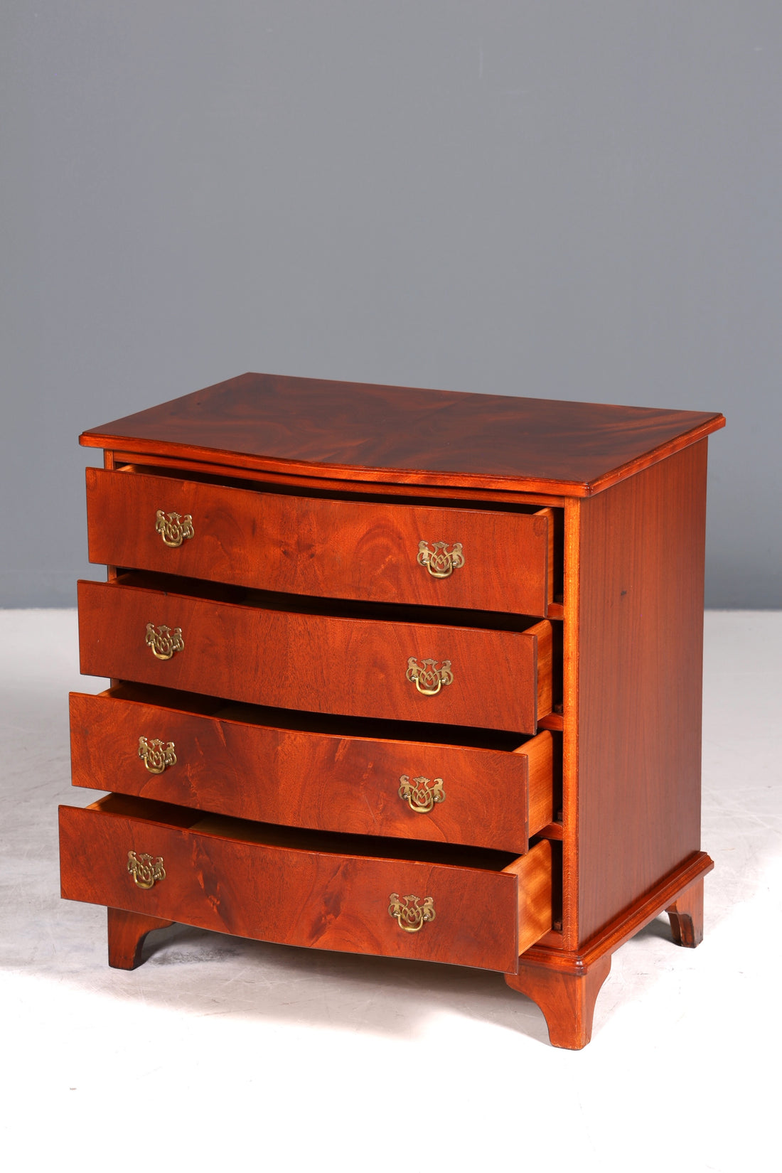 Wunderschöne Englische Kommode Holz Schrank Mahagoni Antik Sideboard Schubladenkommode