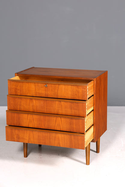 Traumhafte Mid Century Kommode Teak Danish Design Holz Sideboard Vintage Schubladen Kommode