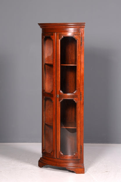 Wunderschöne Original Selva Eckvitrine Antik Stil Vitrine Schrank Geschirrschrank Glasvitrine Eckschrank 2 von 2
