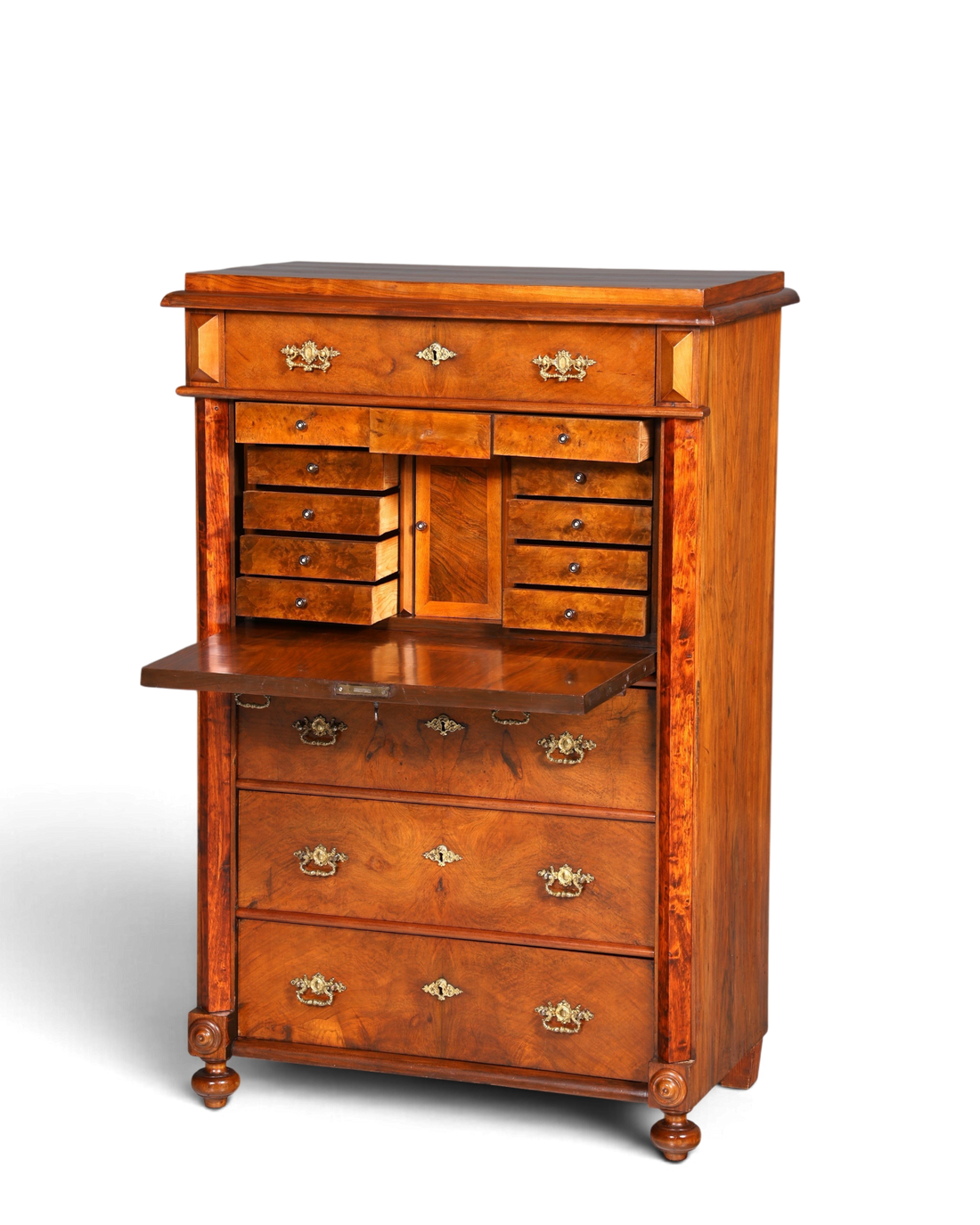 Wunderschöner Gründerzeit Sekretär Kommode Jugendstil Schubladenkommode Antik Vertiko