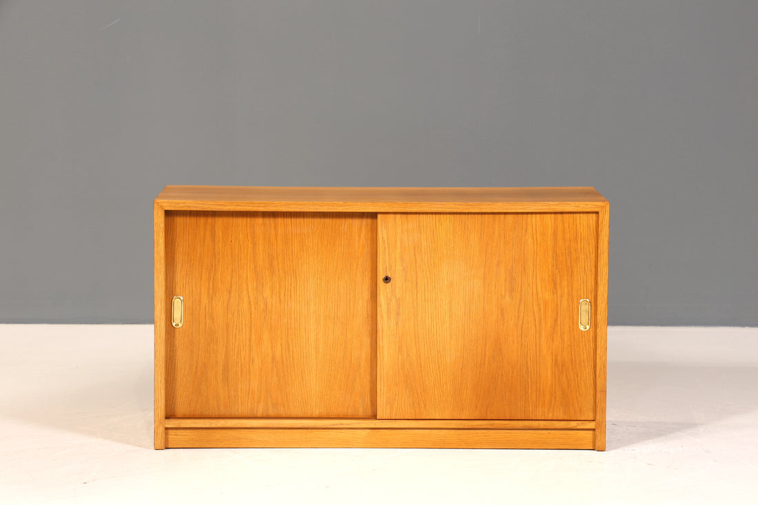 Wunderschöne Mid Century Kommode Vintage Schiebetür WB Schrank 60er Jahre 1 von 4