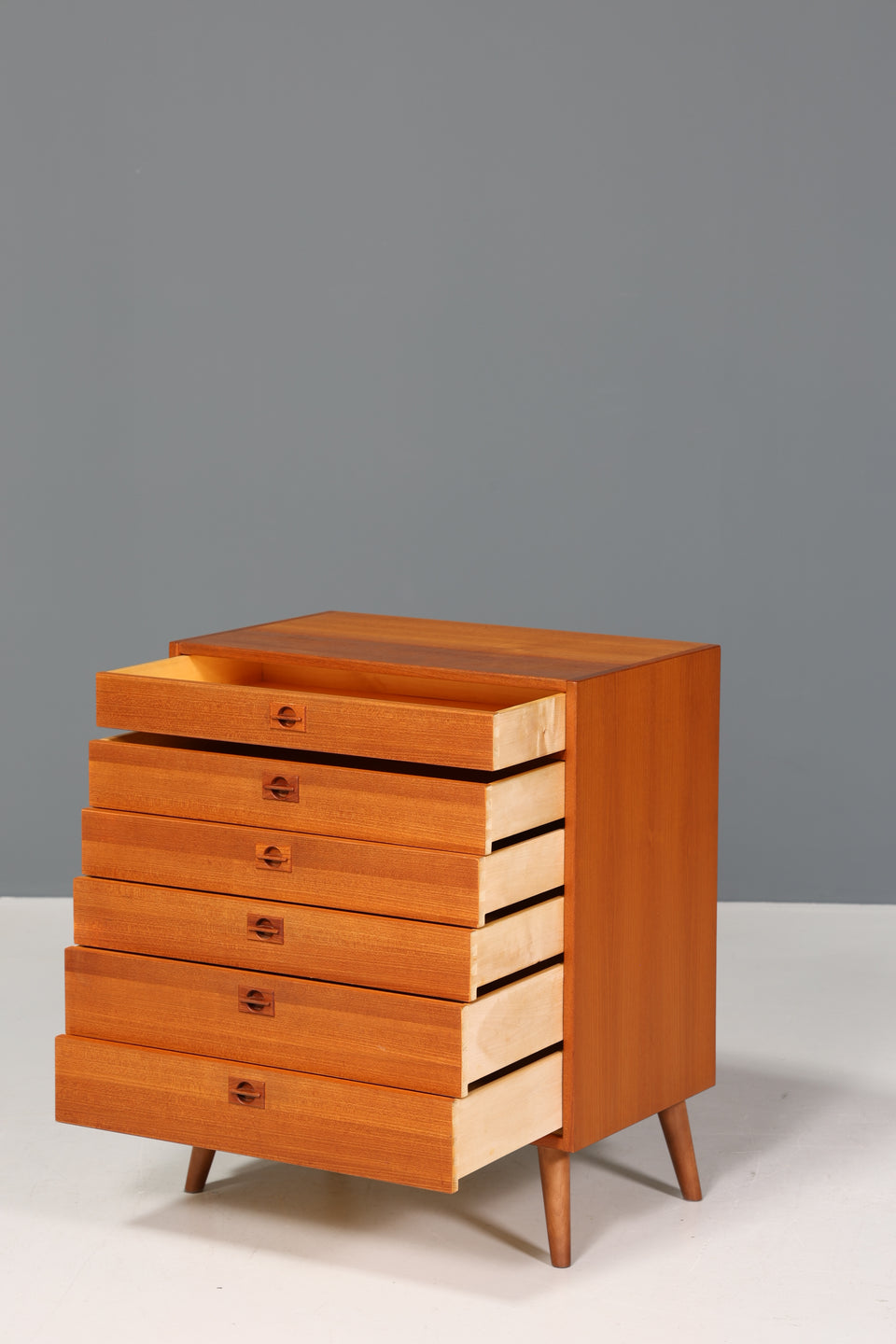 Mid Century Kommode Danish Design Teak Holz Vintage Sideboard "Made in Denmark" Schubladenkommode