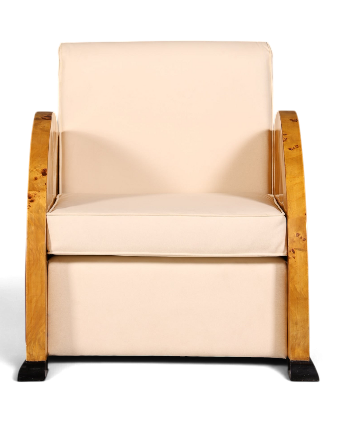 Wunderschöner Art Deco Design Sessel Clubsessel Birke Armlehnsessel 1 von 2