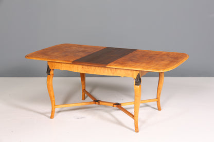 Wunderschöner Esstisch im Biedermeier Stil ausziehbarer echt Holz Küchentisch Jugendstil Esszimmer Tisch