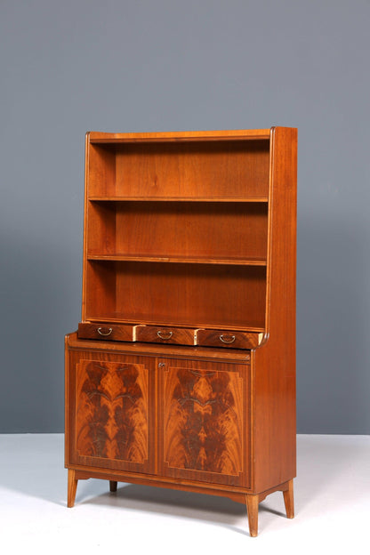 Wunderschönes Mid Century Bücherregal Schrank Sekretär 40er Jahre Kommode - Regal