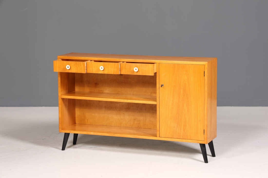 Wunderschönes Mid Century Sideboard Vintage TV Schrank Regal Bücherregal 60s Kommode