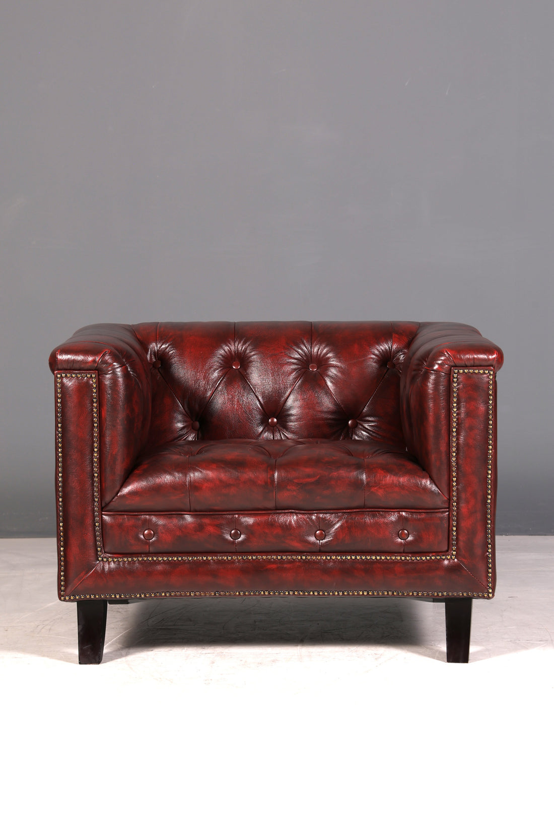 G137 Finish Stilvoller Original Chesterfield Sessel Englischer Armlehnsessel Englisch Herrensessel