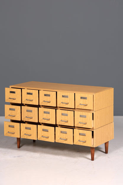 Wunderschöne Mid Century Kommode Vintage Bauhaus Apotheker Schrank Retro Schubladenkommode