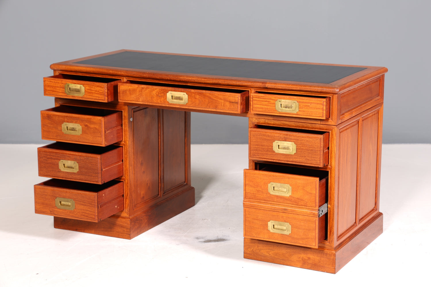 Wunderschöner Englischer Schreibtisch Maritimer Bürotisch Antik Office Desk