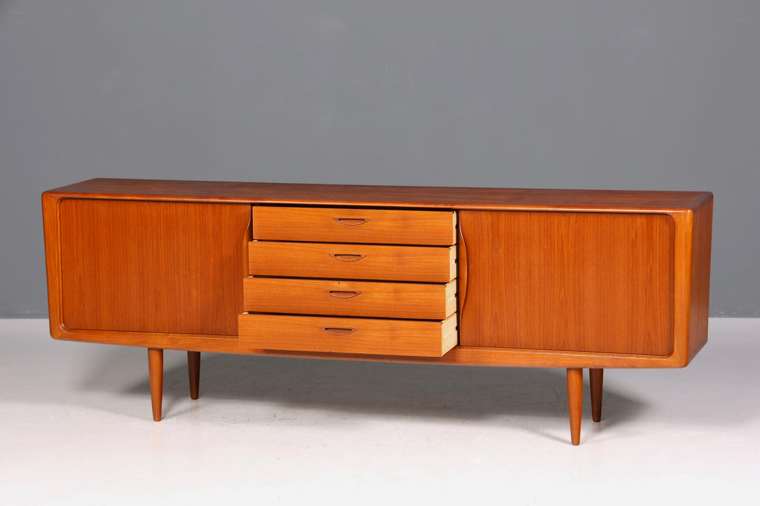 Beeindruckendes Original Henry Walter Klein für Bramin Sideboard Teak Holz TV Kommode Vintage Schrank