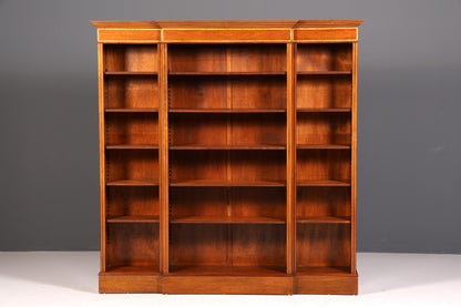 Wunderschönes Englisches XXL Bücherregal Antik Regal Bookshelf Buchablage 60s Bibliothek