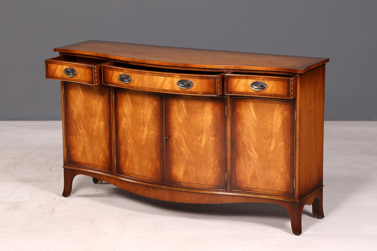 Beautiful Bevan Funnell English sideboard, Reprodux buffet cabinet, chest of drawers, credenza
