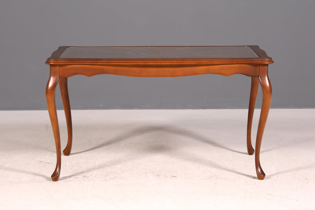 Wunderschöner Chippendale Couchtisch Wiener Geflecht Tisch Barock Stil Wohnzimmer Tisch
