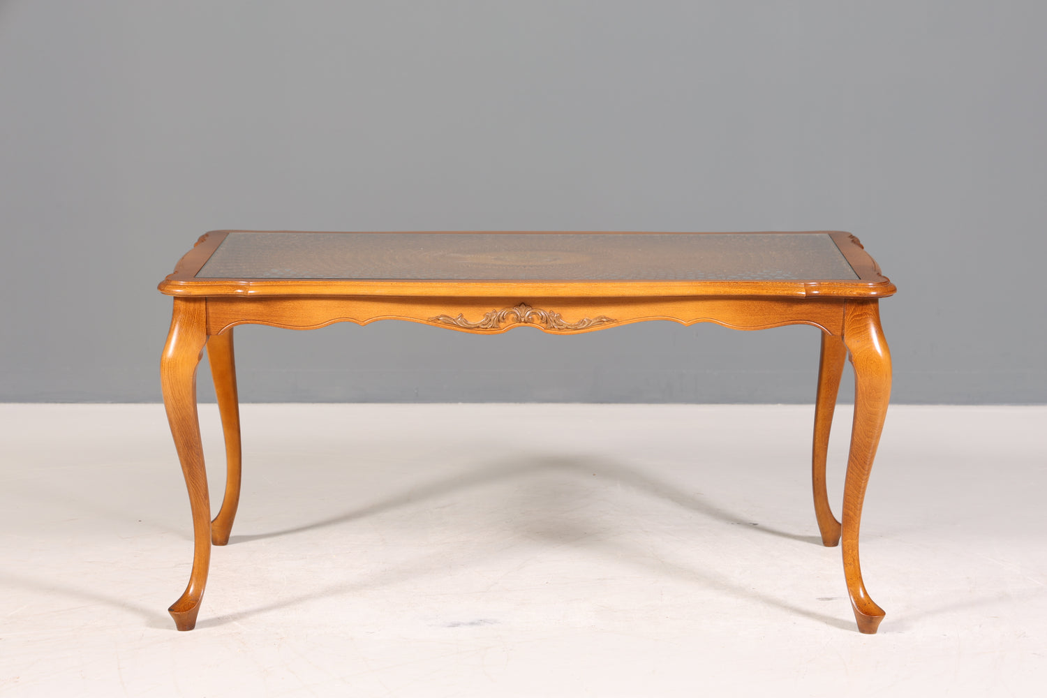 Wunderschöner Chippendale Couchtisch Wiener Geflecht Tisch Barock Stil Wohnzimmer Tisch