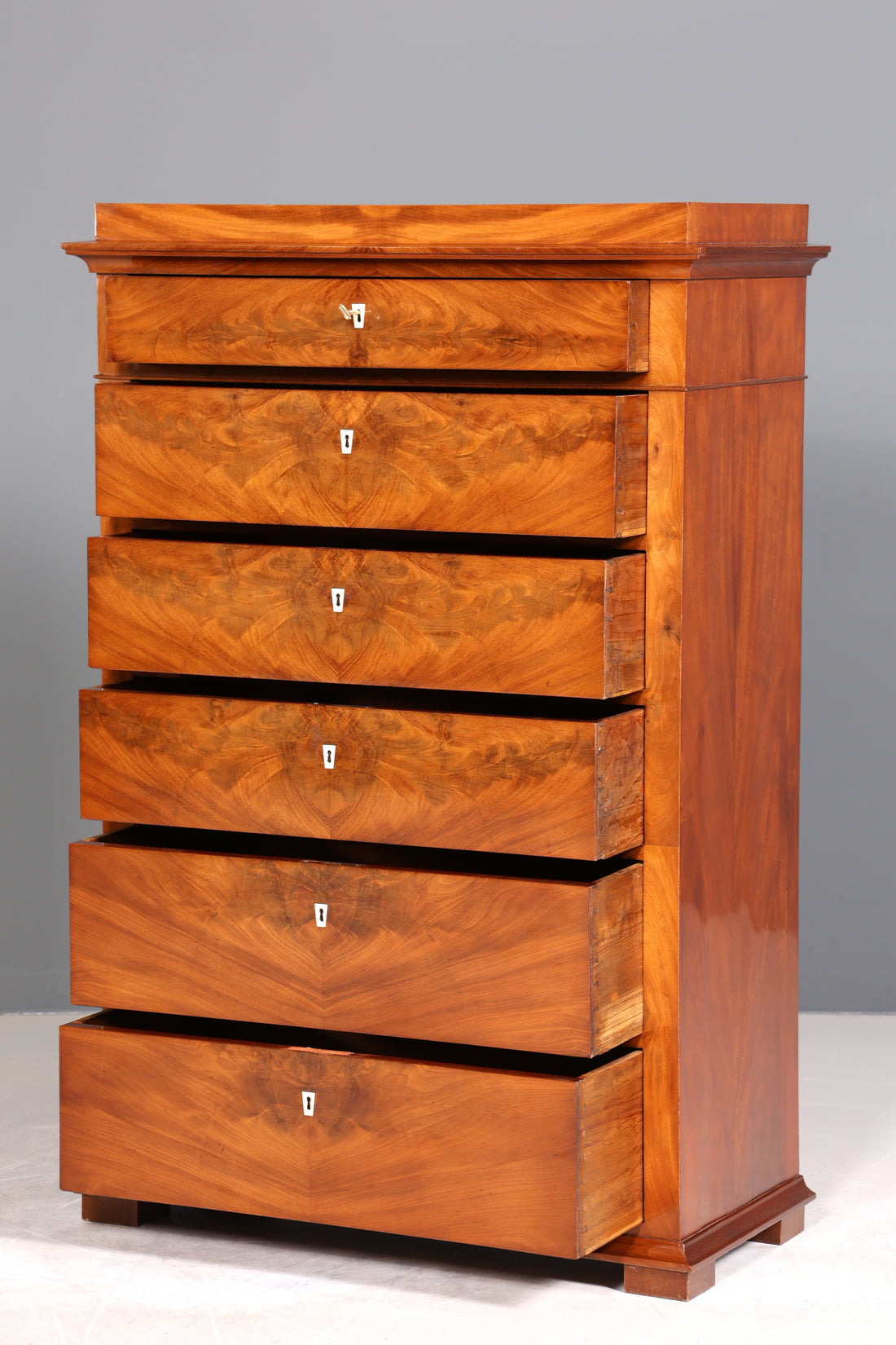 Wunderschöne Original Biedermeier Chiffoniere Kommode Vertiko Antik um 1880 Schubladenkommode