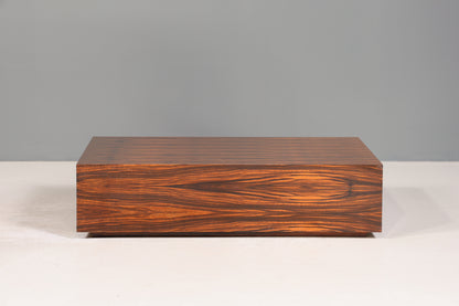 Wunderschöner Mid Century Couchtisch Retro Palisander Ablagetisch Vintage Coffee Table 70er Jahre Wohnzimmertisch