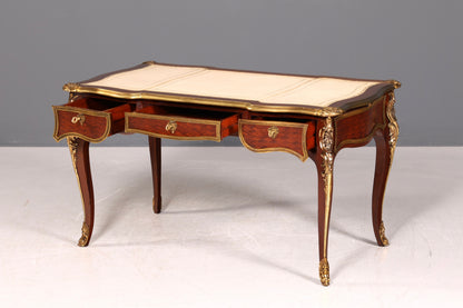 G078 Finish - Louis XV Barock Schreibtisch usw. Messing Zarge, Preis muss ich noch recherchieren