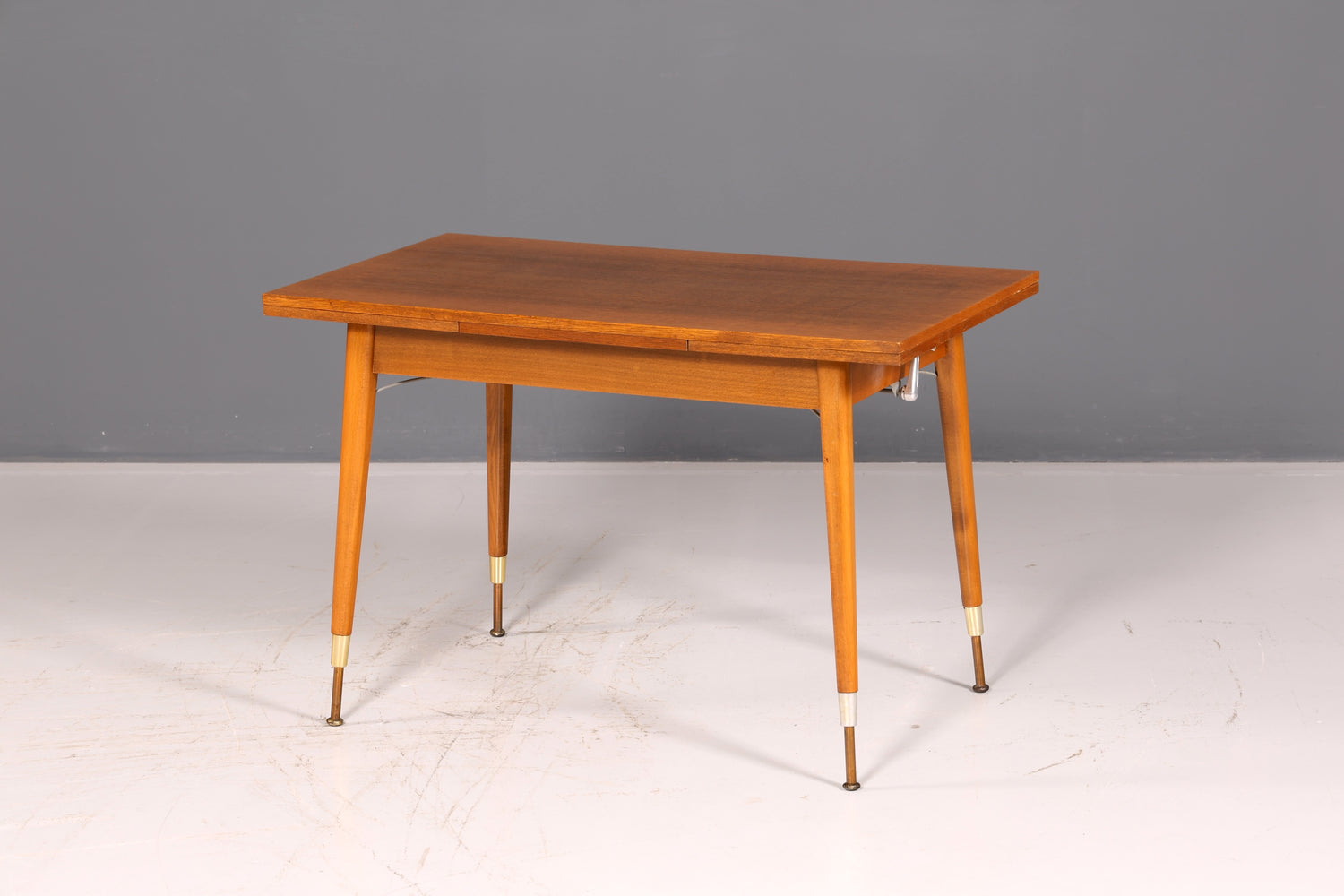 Wunderschöner Mid Century Küchentisch Vintage Tisch ausziehbar höhenverstellbar Esstisch 60s Holz