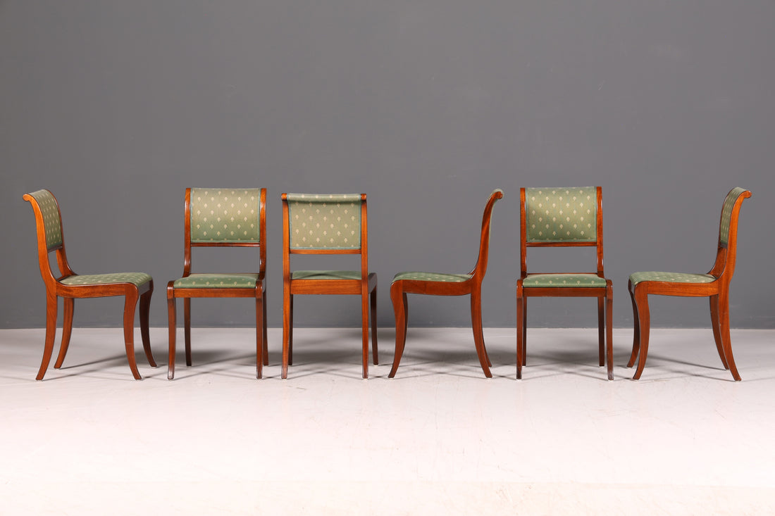 6x Edle Englische Stühle Dining Chairs 60er Jahre Küchenstühle Esszimmerstühle Stuhlset