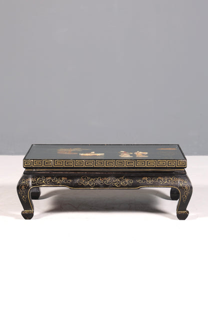 Traumhafter Chinesischer Couchtisch Asia Tisch Ablagetisch mit Asiatischen Motiven