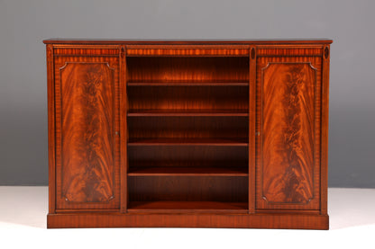 Beautiful Heldense Bookcase, Mahogany, English-Style Shelf, Bookshelf, Book Storage, Antique, Vintage