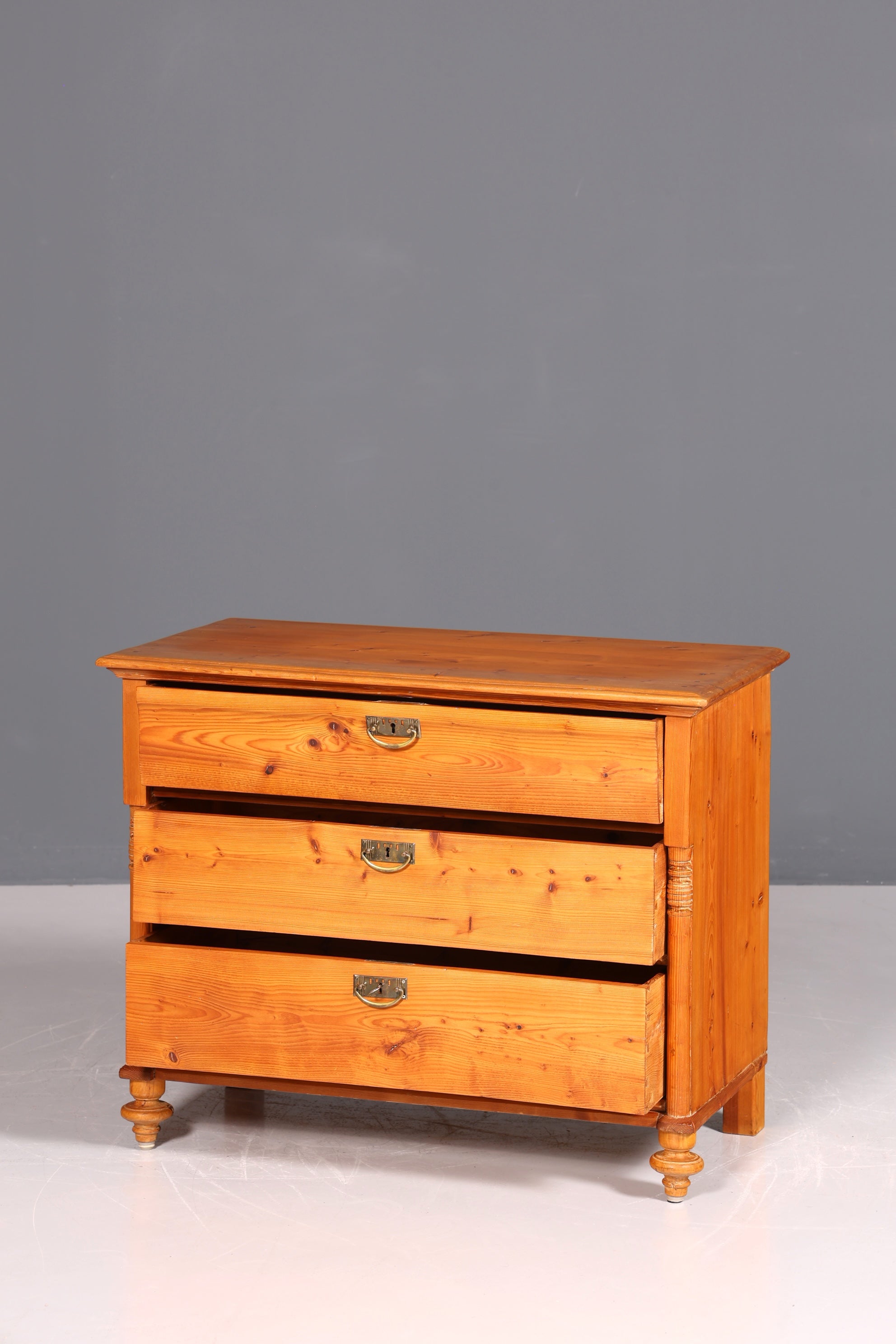 Traumhafte Gründerzeit Kommode Weichholz Antik um 1880 Landhaus Stil Schubladen Kommode
