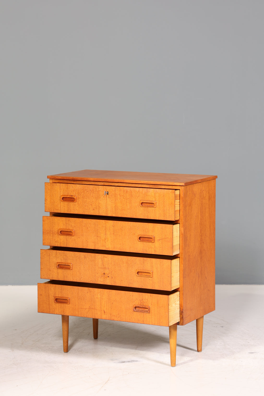 Wunderschöne Mid Century Kommode echt Holz Sideboard Vintage Schubladen Kommode