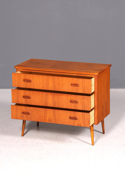 Traumhafte Mid Century Teak Kommode Sideboard Vintage Schubladenkommode Retro 60er Danish Holz Wohnzimmer