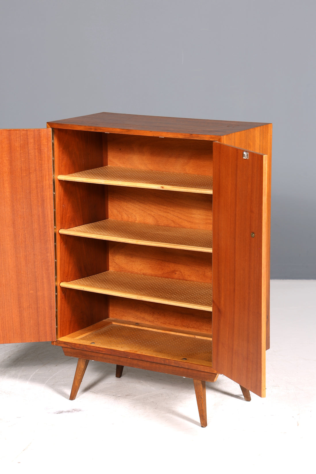 Wunderschöner Mid Century Schuhschrank Vintage Flurschrank Kommode