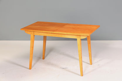 Schlichter Mid Century Esstisch ausziehbarer Vintage Tisch Retro Küchentisch